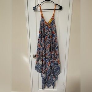 Roberta Roller Rabbit Scarf Dress Cover Up Floral Patteen